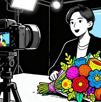 给男主播送花好吗?送什么花呢