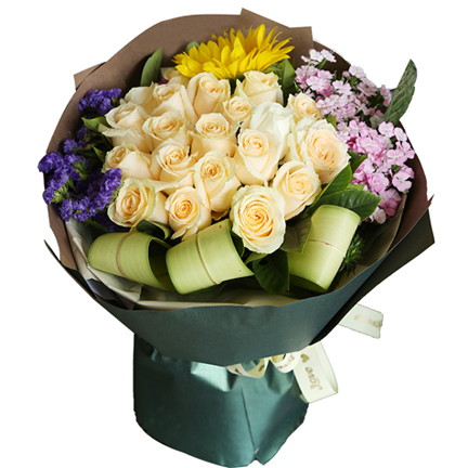 给女朋友的哥哥过生日送什么花比较好